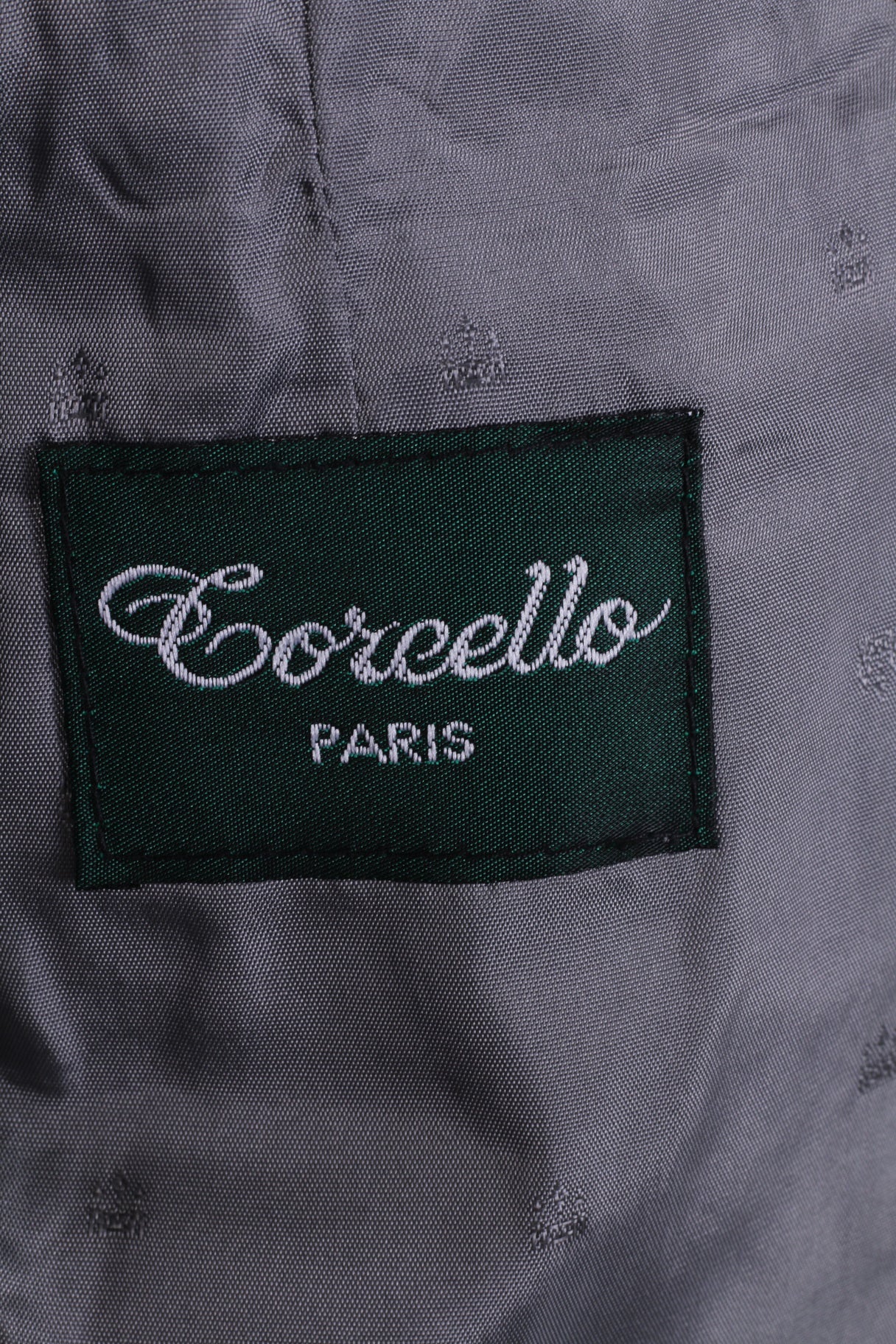 Coreello Paris Blazer da donna in lana grigia Giacca in lana pettinata vintage Moorside 