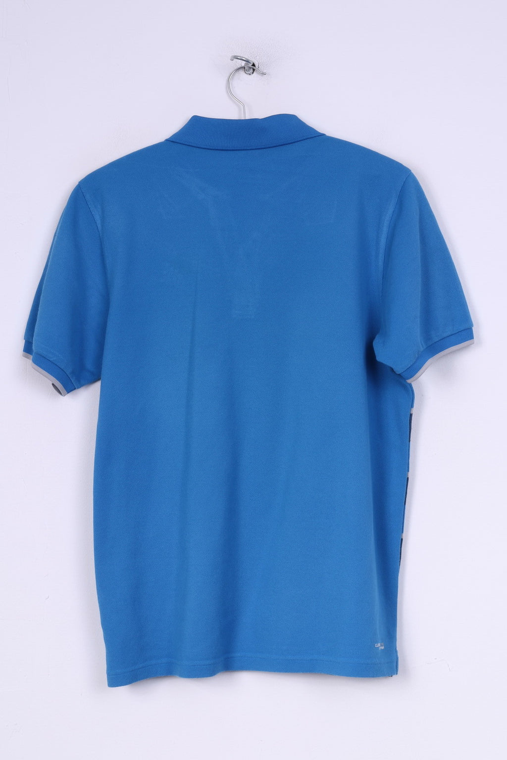 Polo Adidas M da uomo, top estivo in misto cotone a maniche corte a righe blu 
