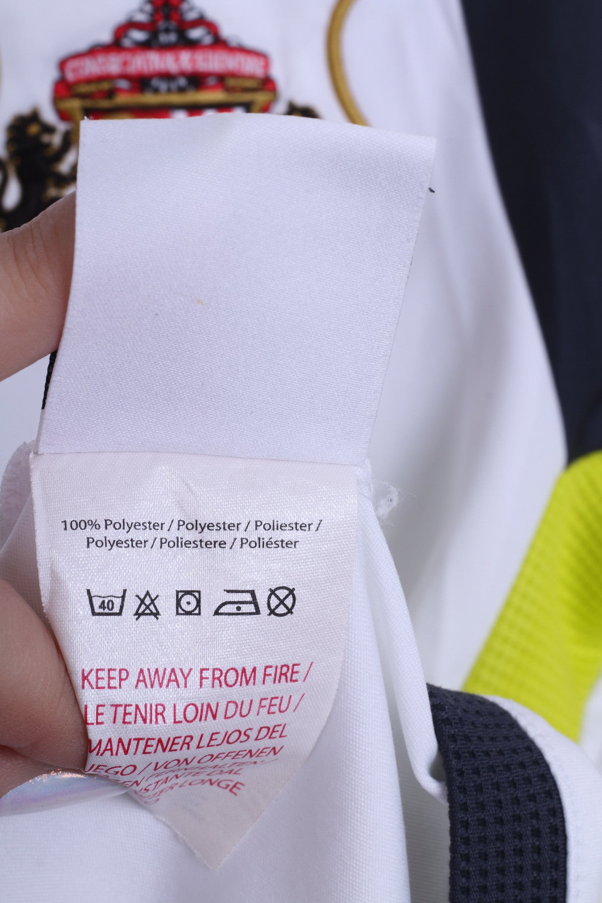 Maglia Umbro Sunderland AFC da uomo, squadra di calcio, sportiva, bianca