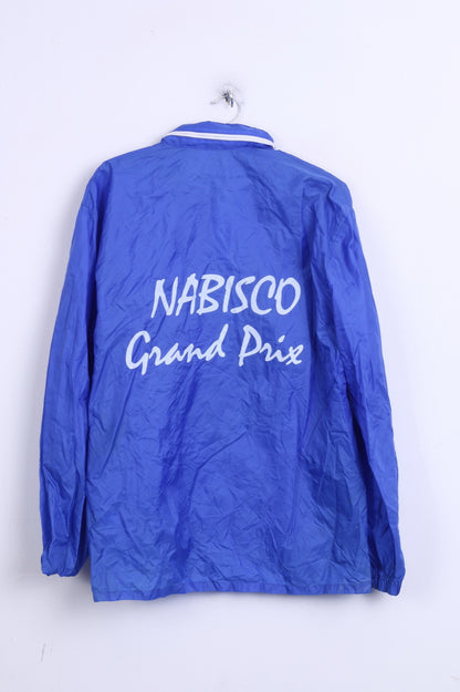 Nabisco Grand Prix Womens 2XL Jacket Anorak Hood Italy Kangroo Packet - RetrospectClothes