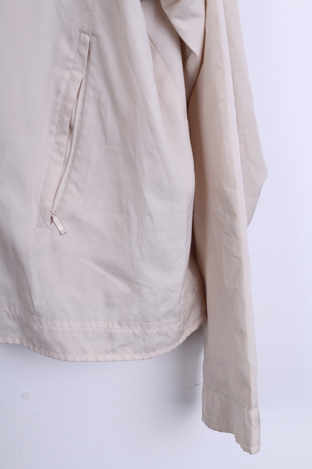 Nike Womens XL (16-18 )Track Top Jacket Ecru Sport - RetrospectClothes