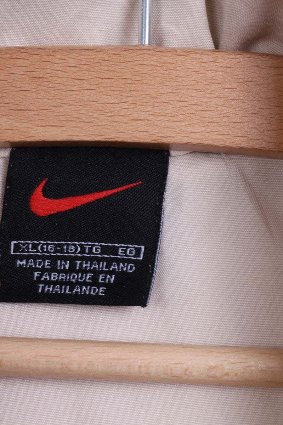 Nike Womens XL (16-18 )Track Top Jacket Ecru Sport - RetrospectClothes