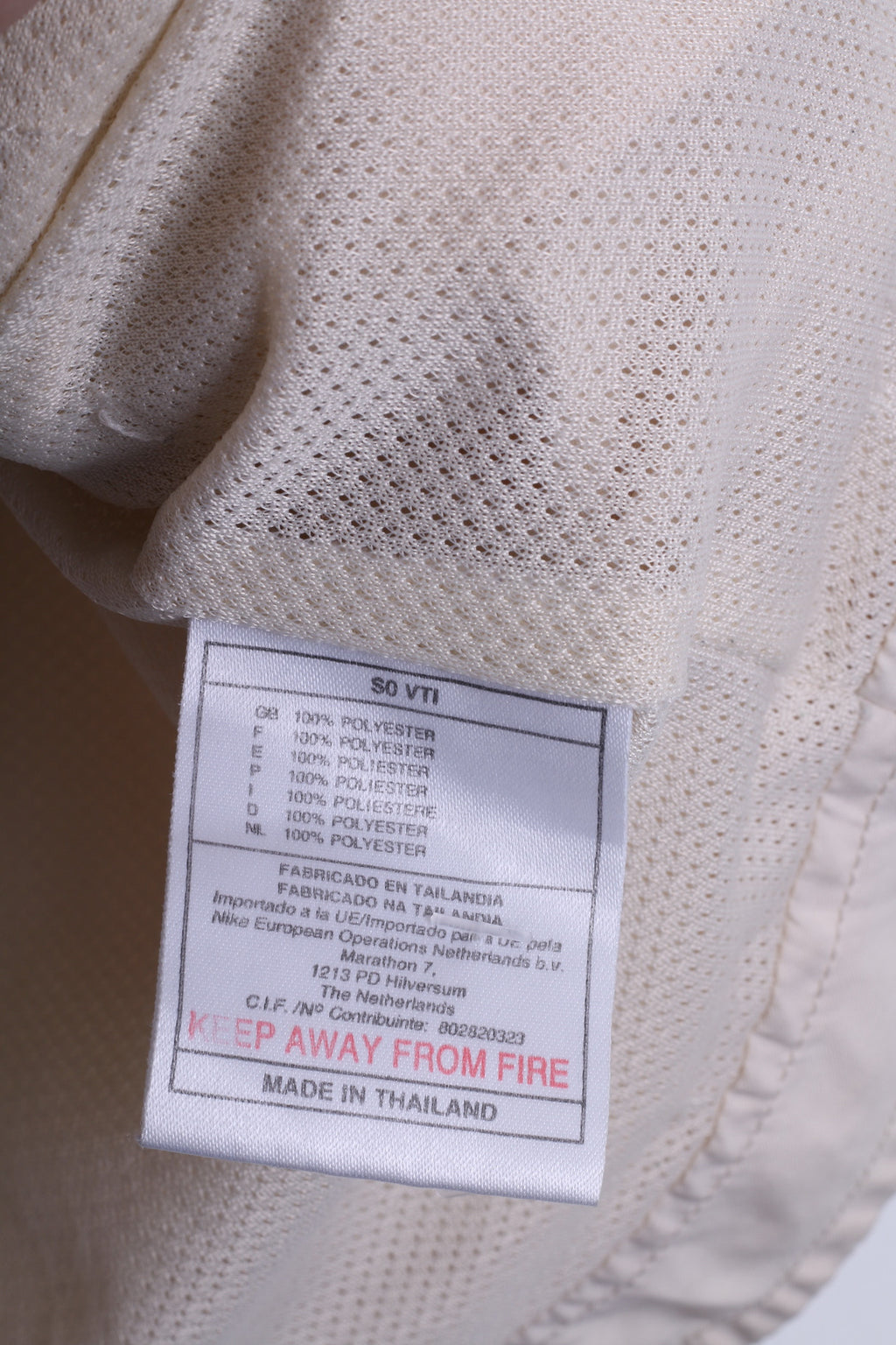 Nike Womens XL (16-18 )Track Top Jacket Ecru Sport - RetrospectClothes