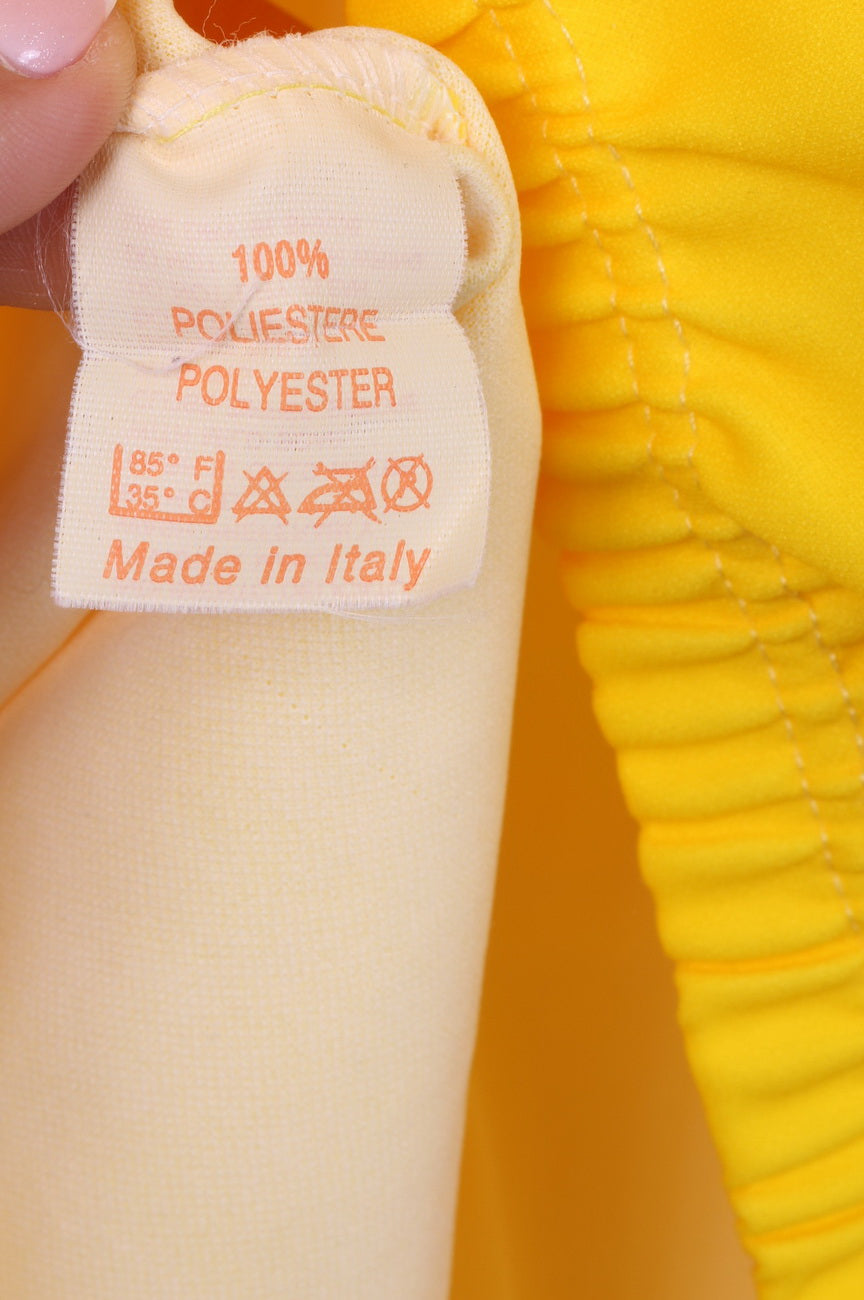 VB Maratona delle 12 rocche Hommes XL Chemise de Cyclisme Jaune Vélo Manches Courtes Rimini 1995 