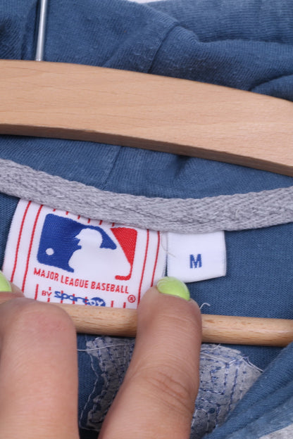 Major League Baseball Mens M Sweatshirt Hooded Grey Sport Cotton Yankees