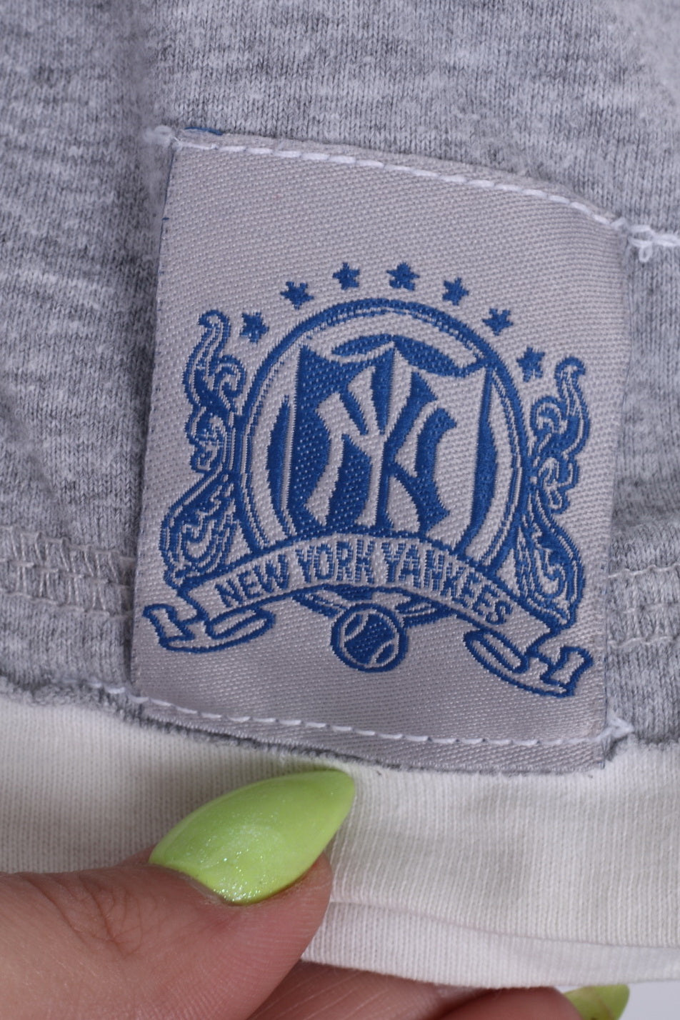 Major League Baseball Hommes M Sweat À Capuche Gris Sport Coton Yankees