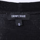 Denny Rose Womens S Shirt Black Graphic Heart Stretch Fit Top Made in Italy