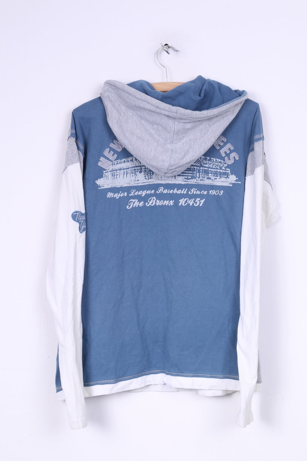 Major League Baseball Hommes M Sweat À Capuche Gris Sport Coton Yankees