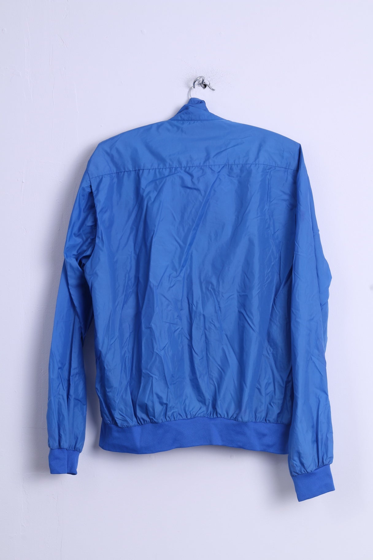 Giacca da uomo sconosciuta M, top da baseball leggero blu con cerniera