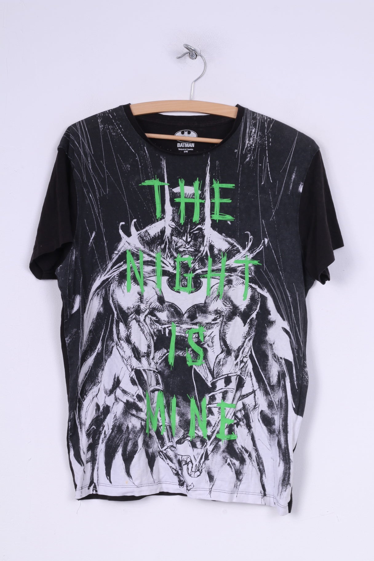 Cedar Wood State Batman The Night Is Mine hommes M T-Shirt graphique coton noir haut d'été 