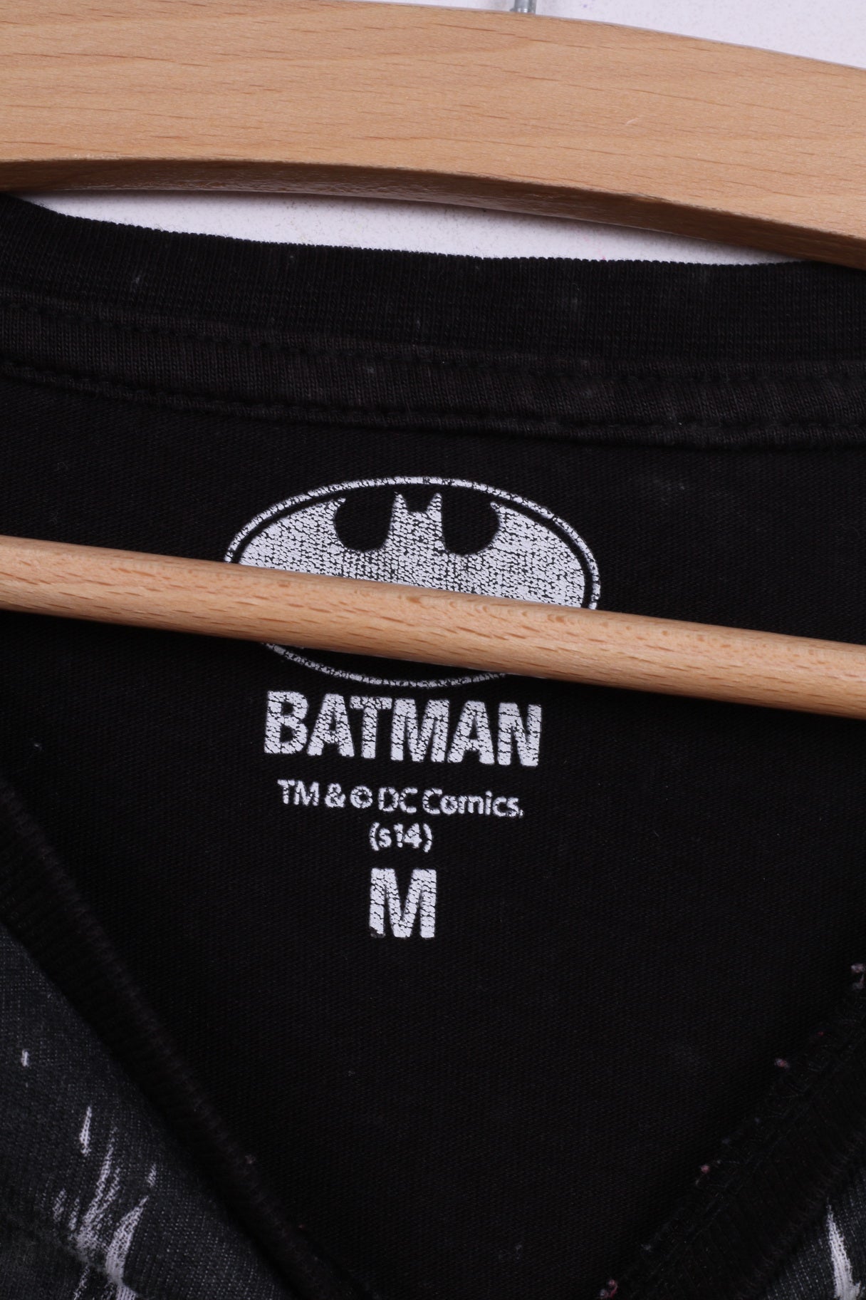 Cedar Wood State Batman The Night Is Mine hommes M T-Shirt graphique coton noir haut d'été 