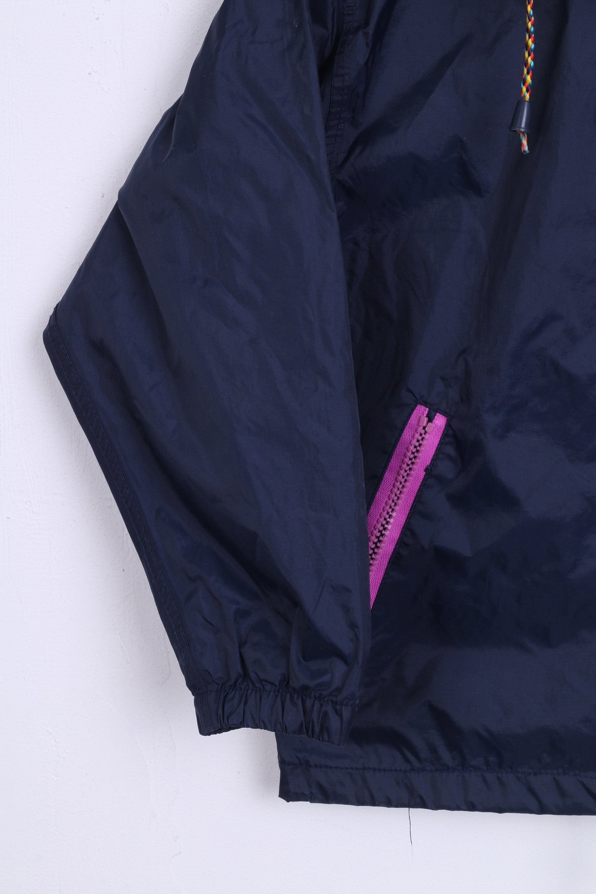 Etirel le style sportif Boys 128 Jacket Navy Hood Nylon Waterproof - RetrospectClothes