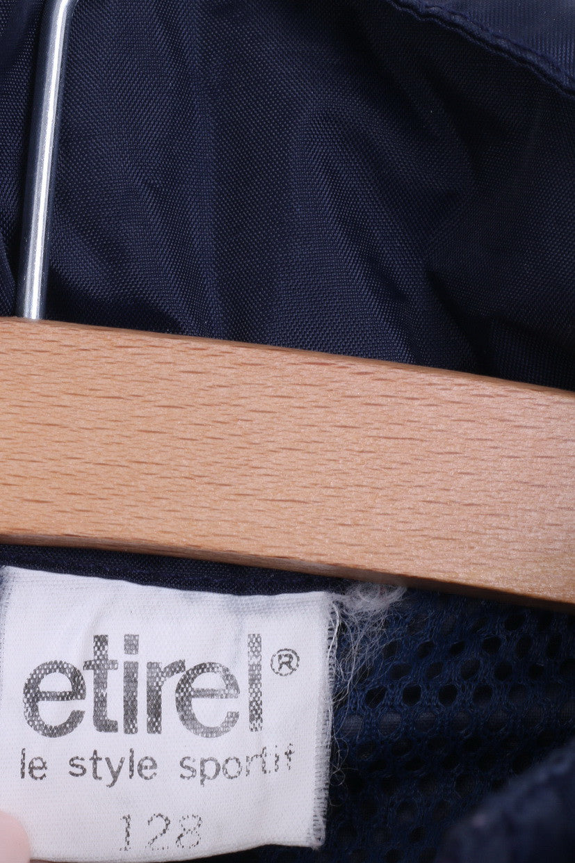 Etirel le style sportif Boys 128 Jacket Navy Hood Nylon Waterproof - RetrospectClothes