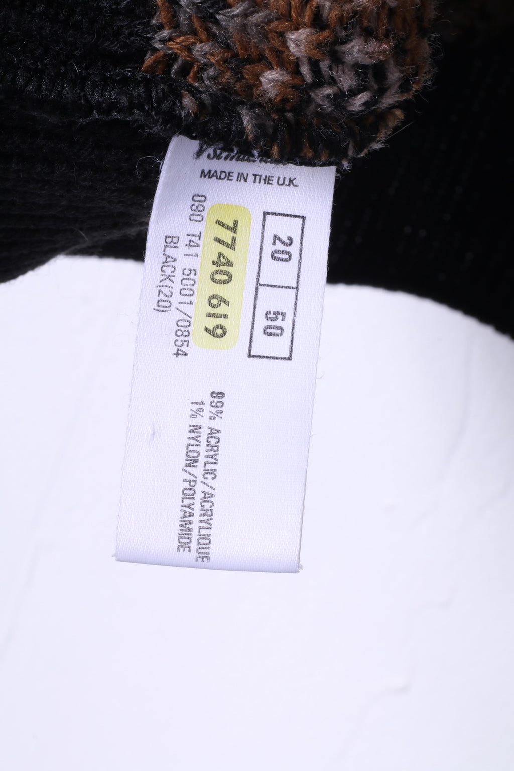 St Miechael Womens 20 50 Sweater Brown Acrylic Printed Button Front Cardigan