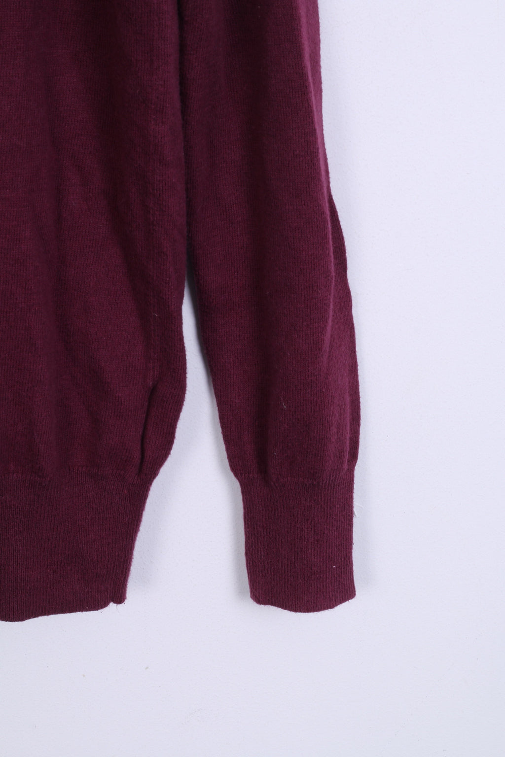 Superdry Vintage Pull M en cachemire mélangé à col en V pour homme Bordeaux clair