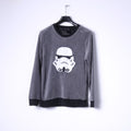Cedar Wood State Mens S Night Top Grey Warm Fleece Star Wars Sleepwear