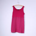 Milieu Femme L Débardeur Rose Norvège Dentelle Coton Col Rond Tunique 