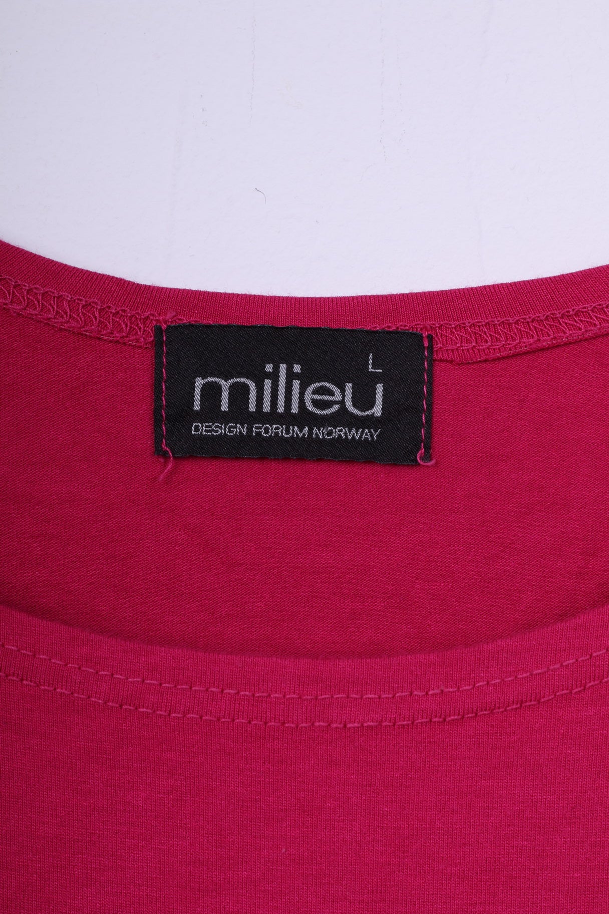 Milieu Femme L Débardeur Rose Norvège Dentelle Coton Col Rond Tunique 