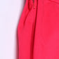 Ksenia Gospodinova Womens S Mini Skirt Red Flared Plain Short Elegant