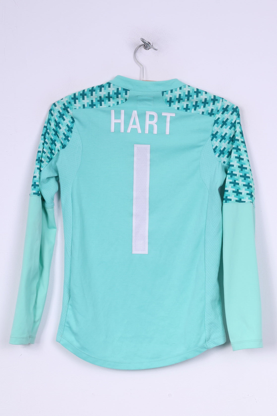 Umbro England National Football Team Boys LB 152cm Shirt Long Sleeve Green Hart #1