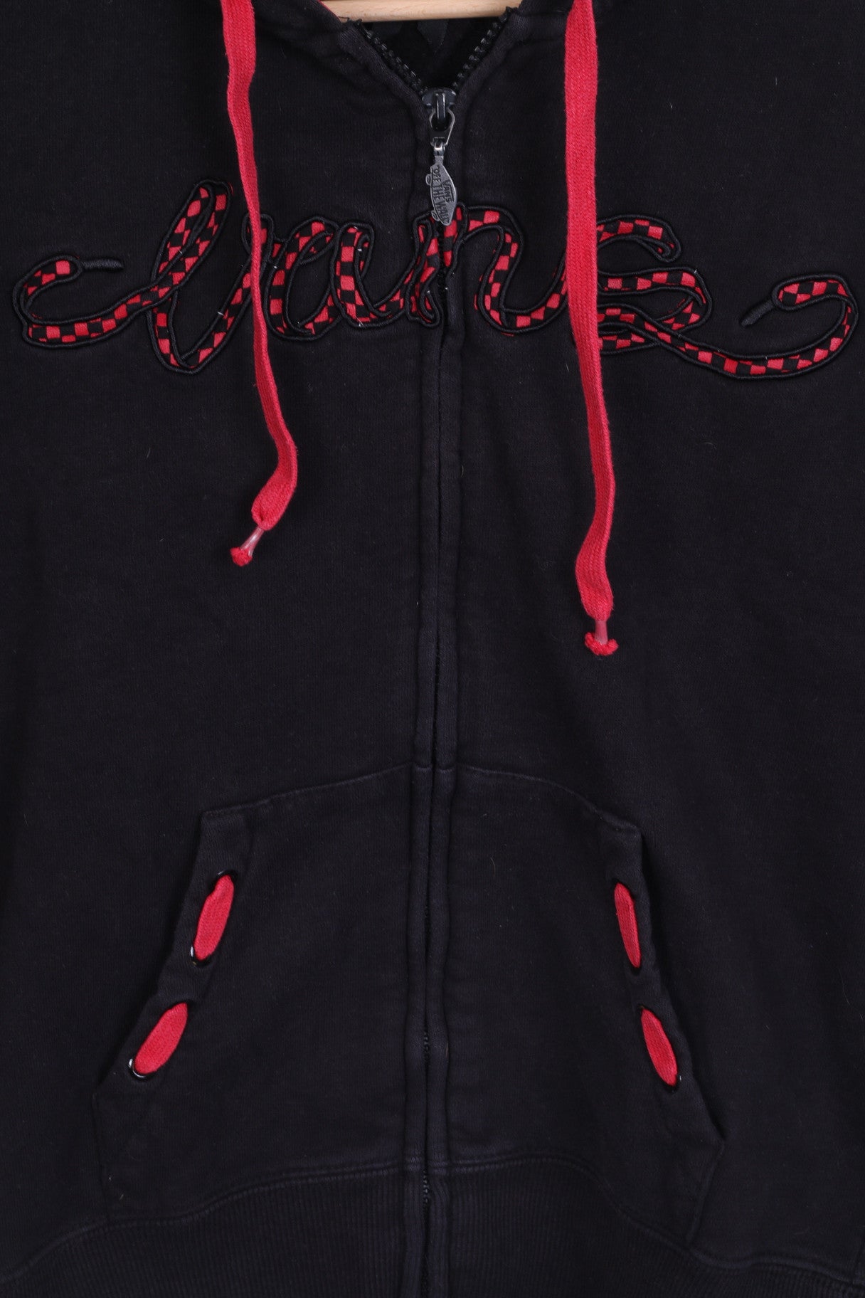 VANS Womens S Sweatshirt Jumper Hood Cotton Black