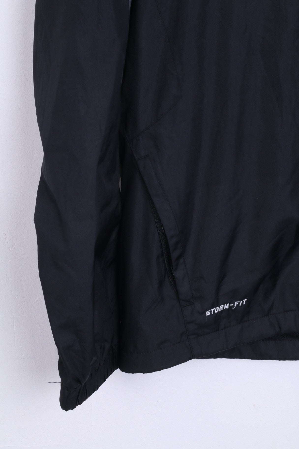 Nike Norse Nomads Boys L Track Top Jacket Black Hood Sport Football Club - RetrospectClothes