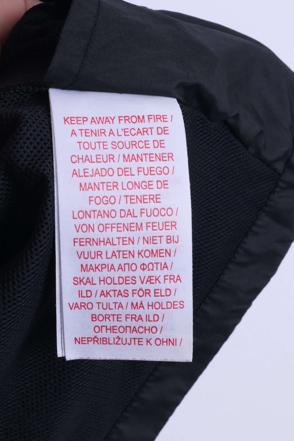 Nike Norse Nomads Boys L Track Top Jacket Black Hood Sport Football Club - RetrospectClothes