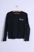 Camus Womens XL Shirt Black Cotton Long Sleeve Comfort Langset