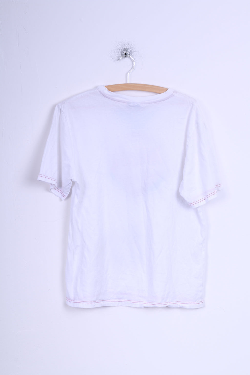 George Mens M T-Shirt White Cotton Superman  Graphic Crew Neck