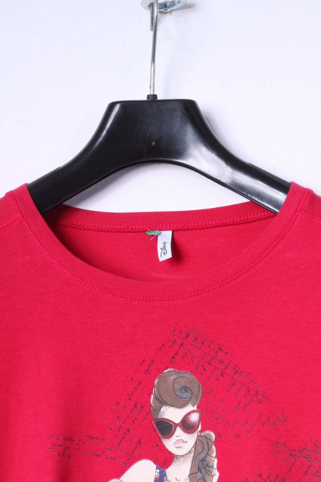 United Colours Of Benetton  Girls XXL 14-16 Age Shirt Maroon Disney Donald Fashion Top