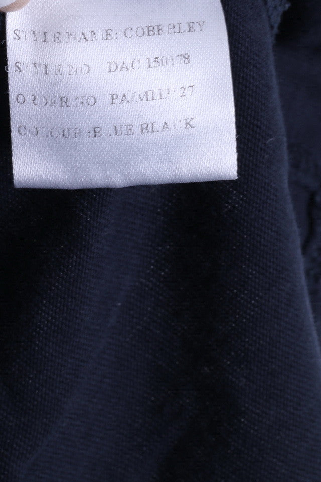 Duck and Cover Camicia da uomo M Girocollo in cotone blu scuro Pronta per qualsiasi cosa