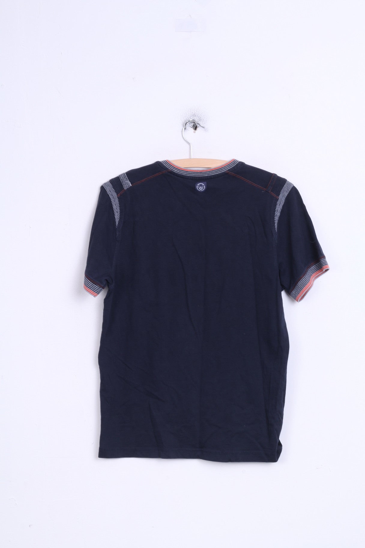 Duck and Cover Camicia da uomo M Girocollo in cotone blu scuro Pronta per qualsiasi cosa