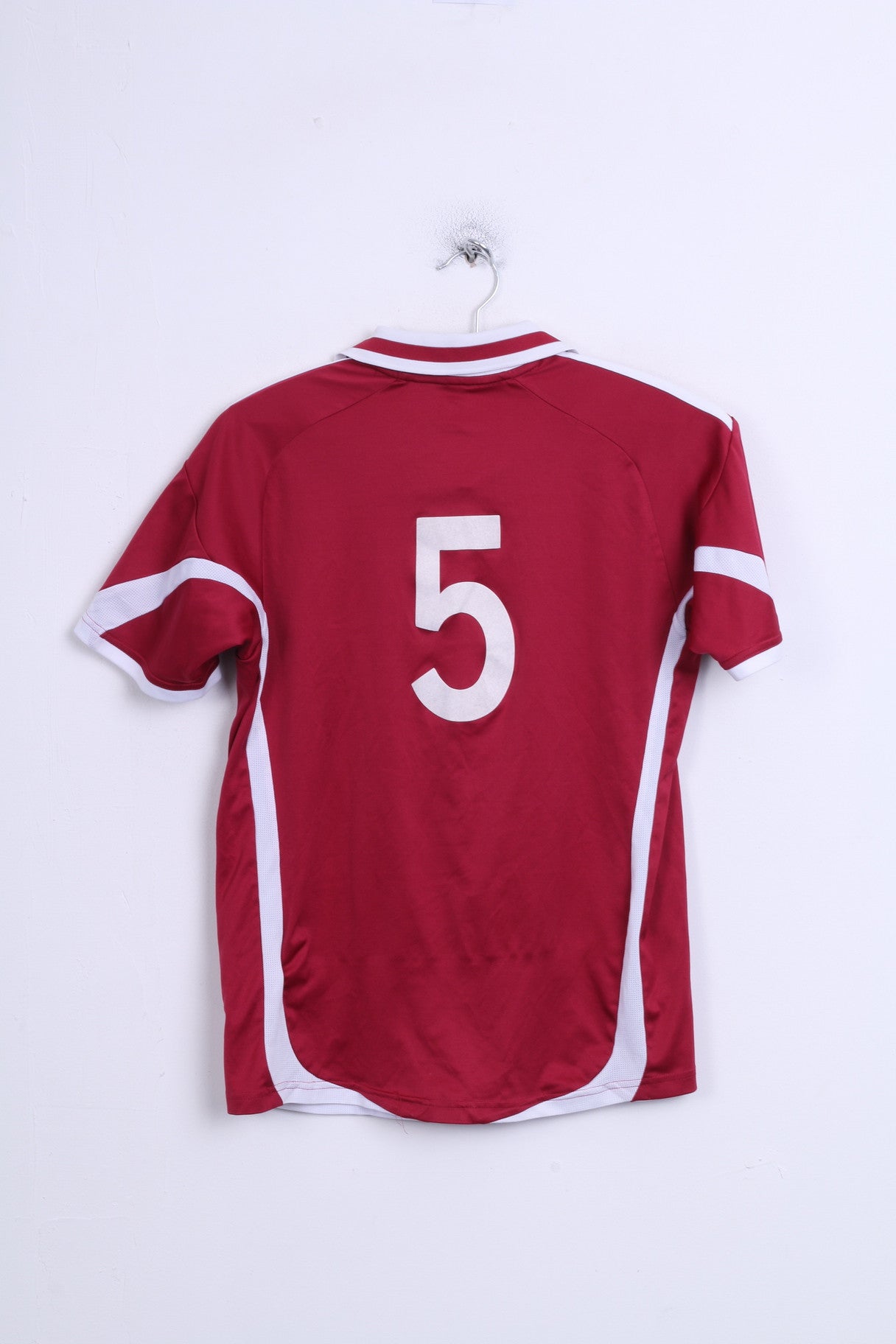 Adidas Nürnberg Boys 13-14Y Polo Shirt Maroon Football Club - RetrospectClothes