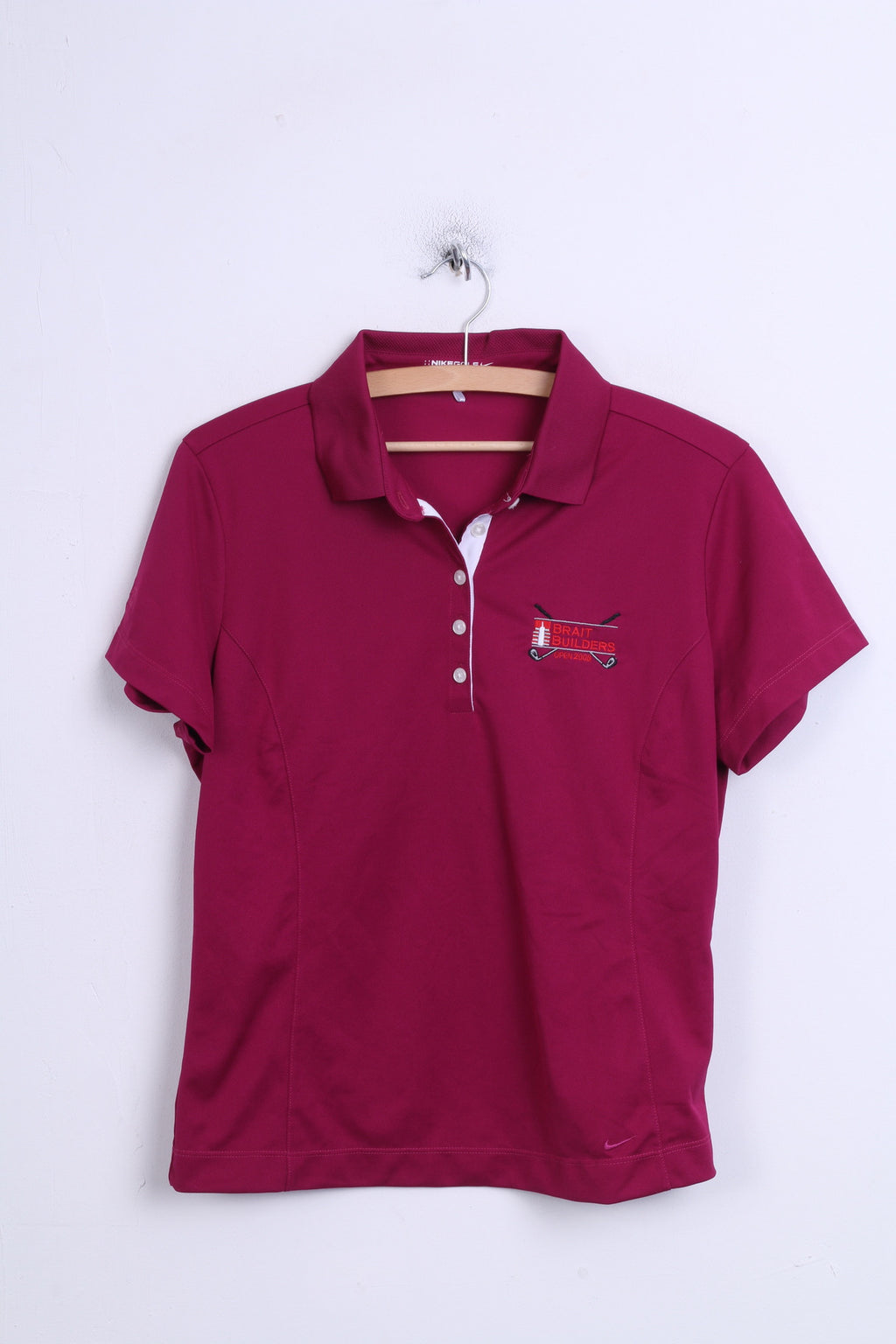 Nike Golf Brait Builders Boys L (12-14) Polo Shirt Amaranth Sport - RetrospectClothes