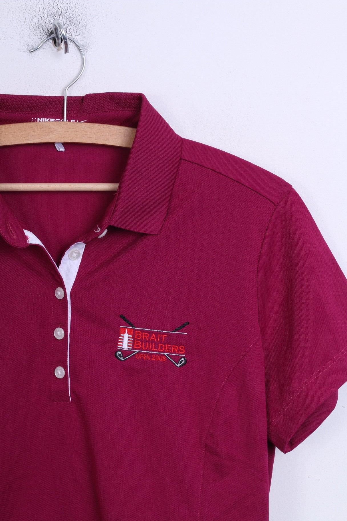 Nike Golf Brait Builders Boys L (12-14) Polo Shirt Amaranth Sport - RetrospectClothes