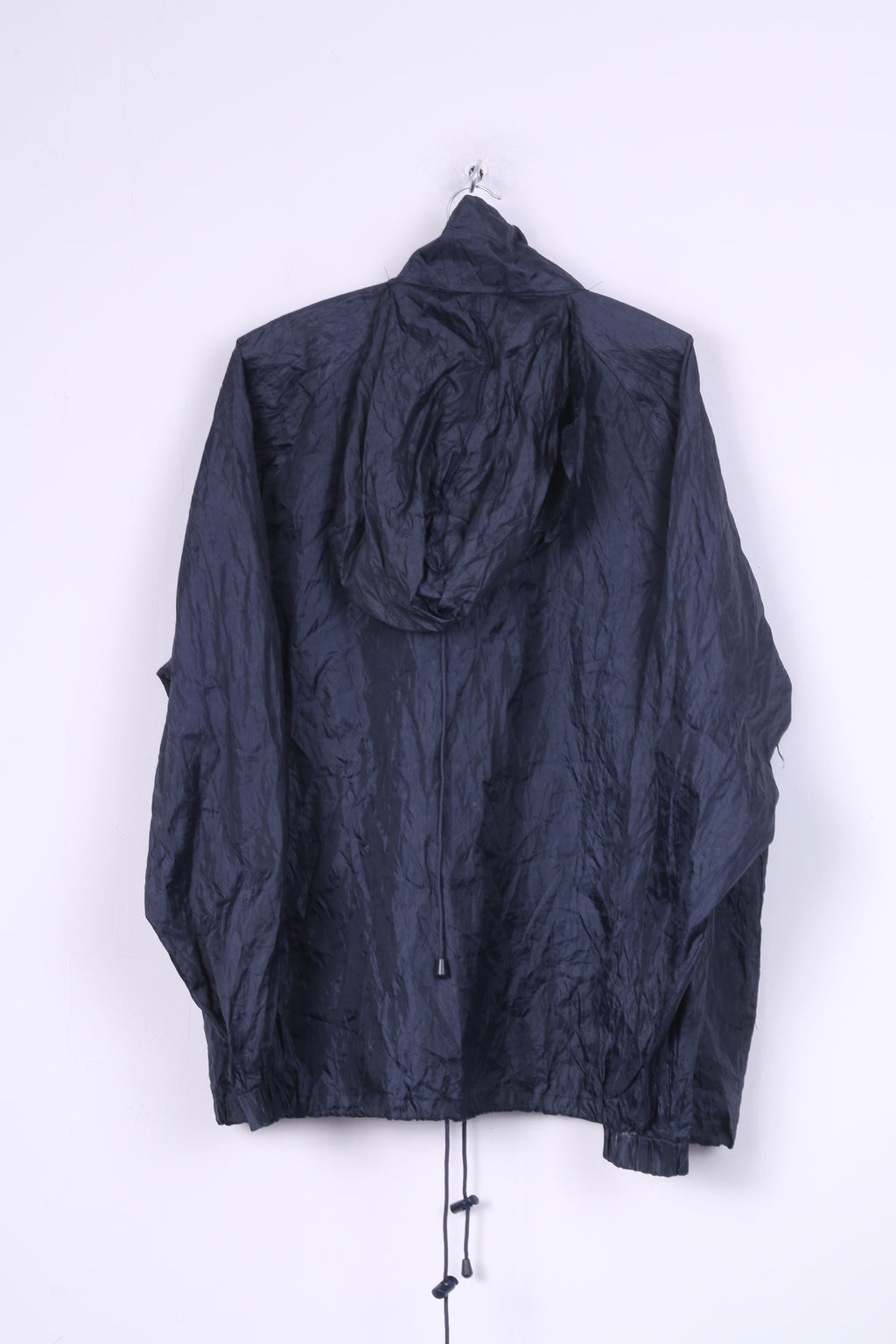 Protonic Mens L Jacket Navy Hooded Full Zipper Vintage