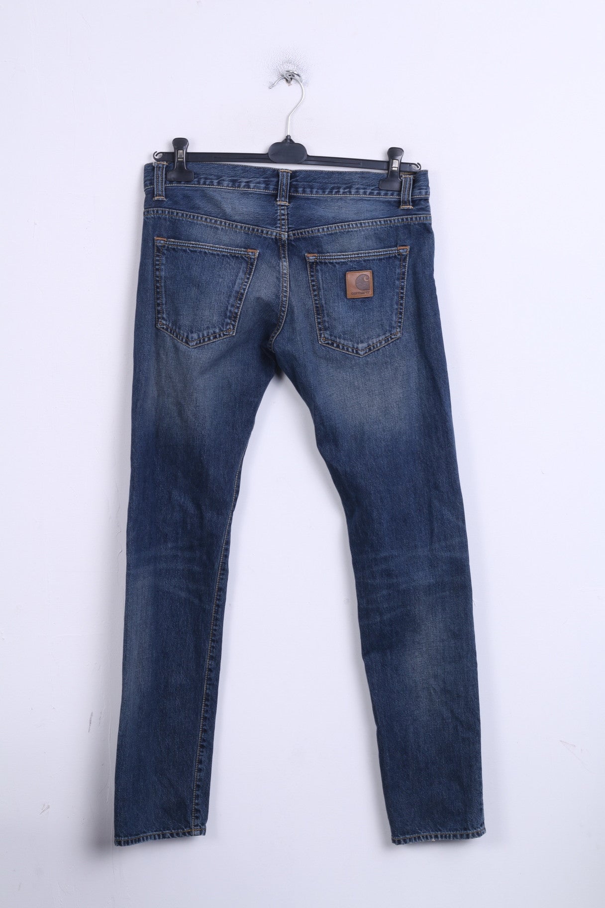 Carhartt Mens W29 L32 Trousers Cotton Denim Blue Jeans - RetrospectClothes