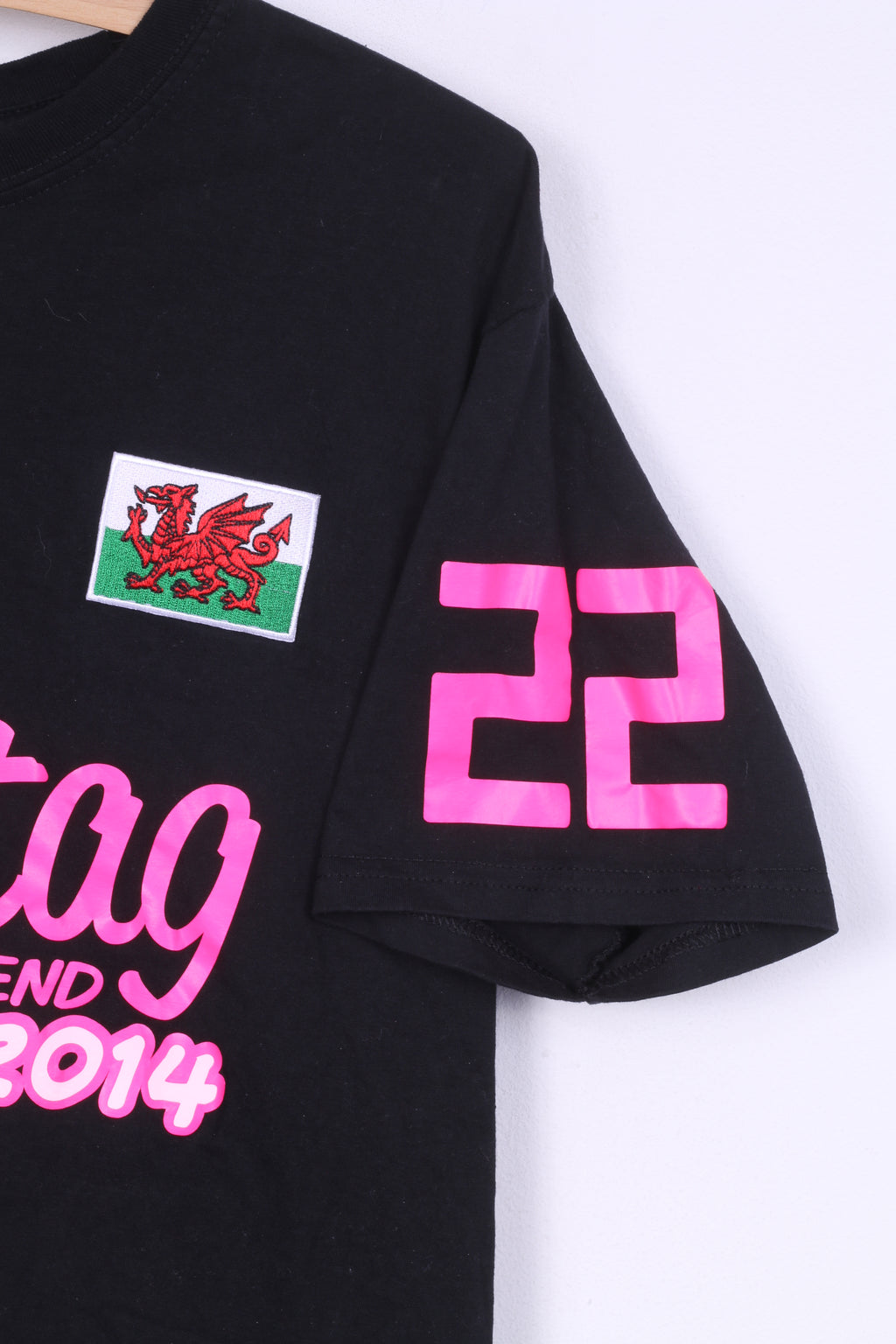 Maglia grafica Gildan da uomo M Kev's Stag Weekend Benidrom 2014 Ronald McDonald #22