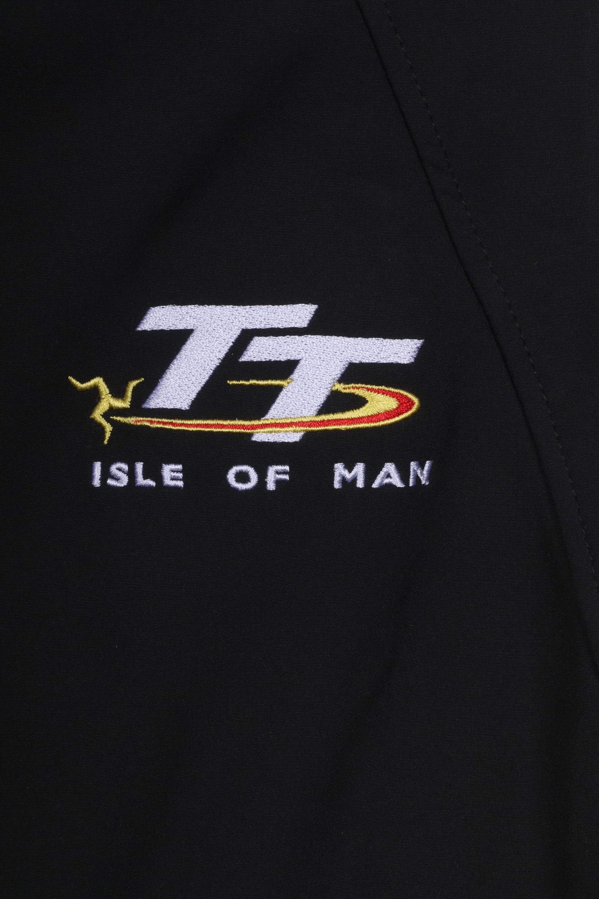 TT Isle Of Man Womens S Jacket Lightweight Motorsport Merchandise Lts Full Zipper Black Sportswear