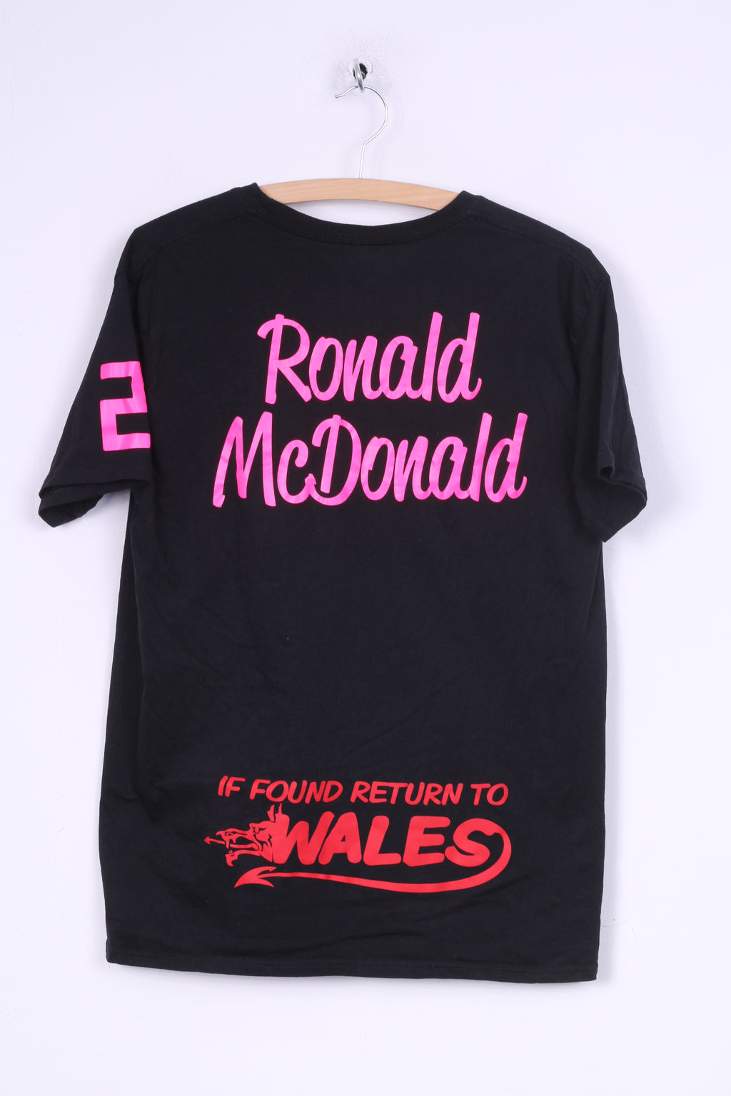 Maglia grafica Gildan da uomo M Kev's Stag Weekend Benidrom 2014 Ronald McDonald #22