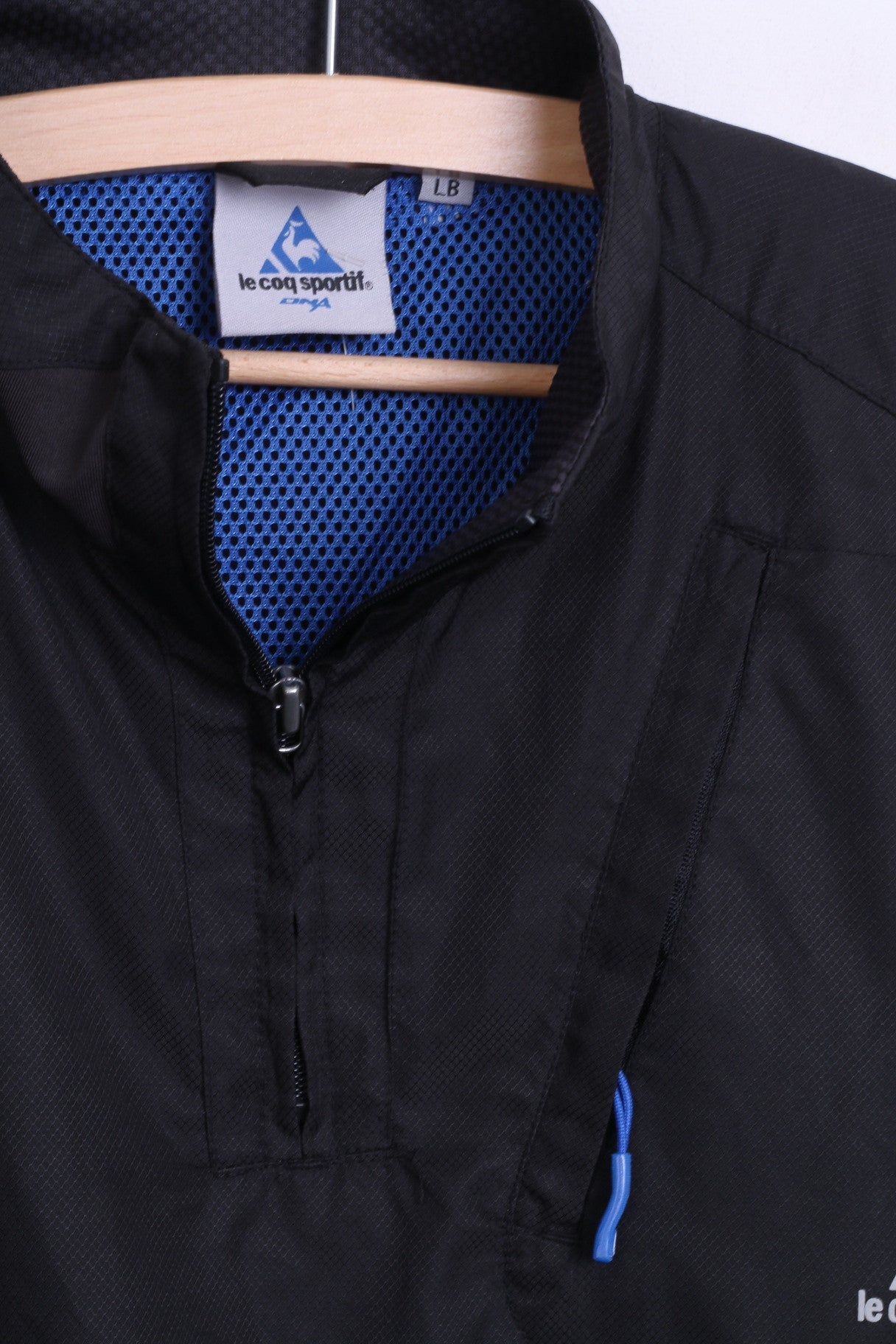 Giacca Le Coq Sportif Ragazzi L Nera Zip Neck Sport