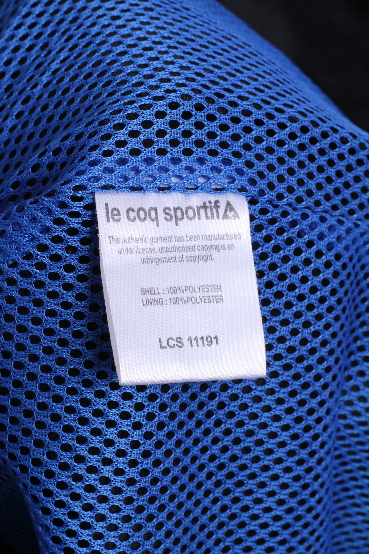 Giacca Le Coq Sportif Ragazzi L Nera Zip Neck Sport