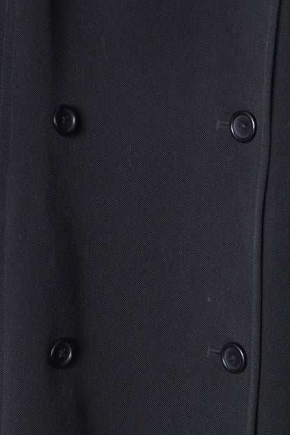 EPISODE Donna 44 16 Blazer Giacca doppiopetto in misto lana nera