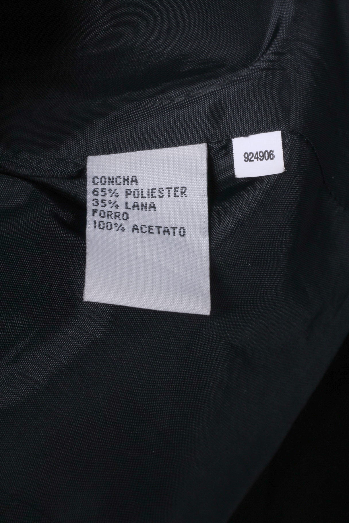 EPISODE Women 44 16 Blazer Black Wool Blend Double Breasted Jacket