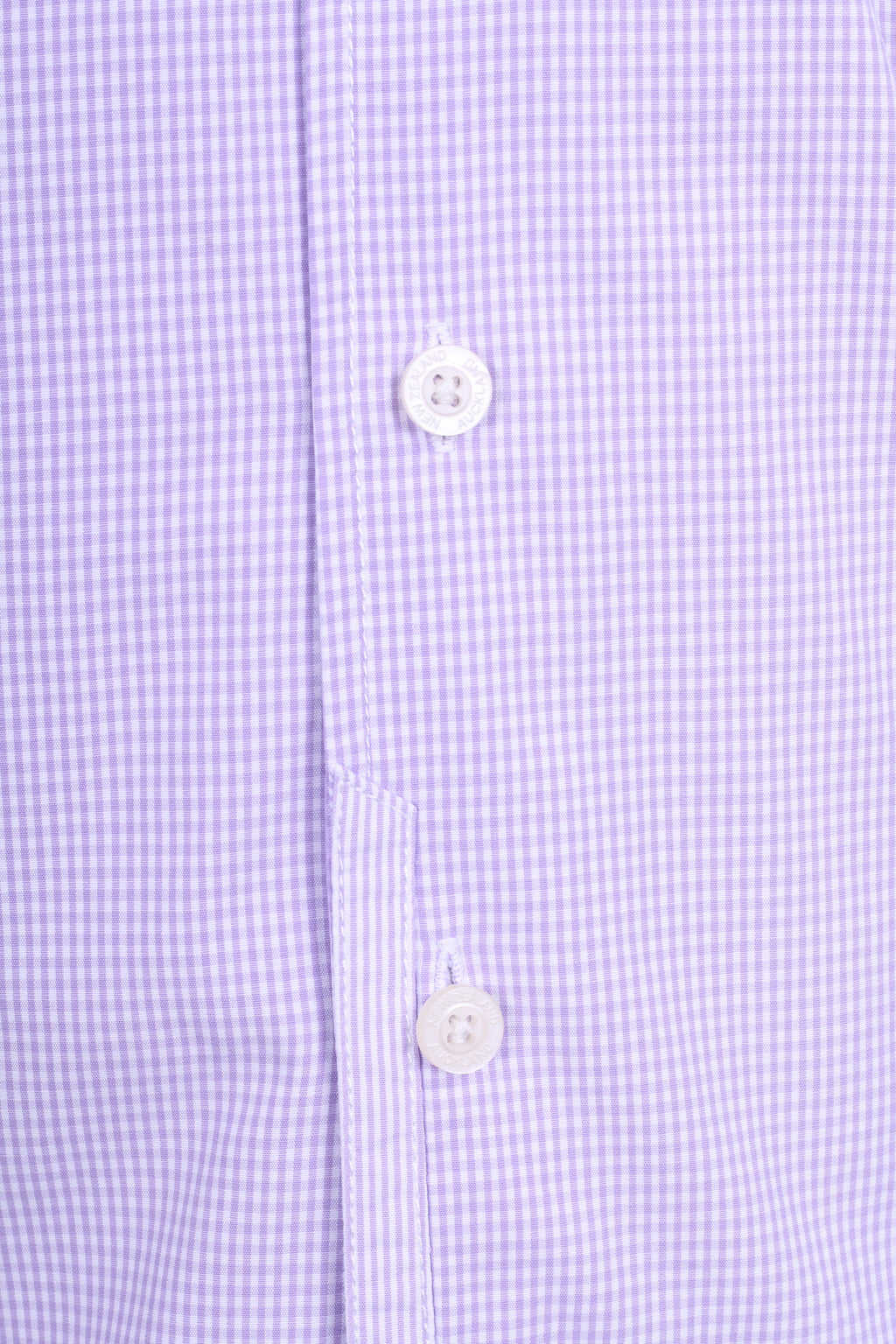 New Zealand Auckland Mens L Casual Shirt Check Purple Cotton - RetrospectClothes