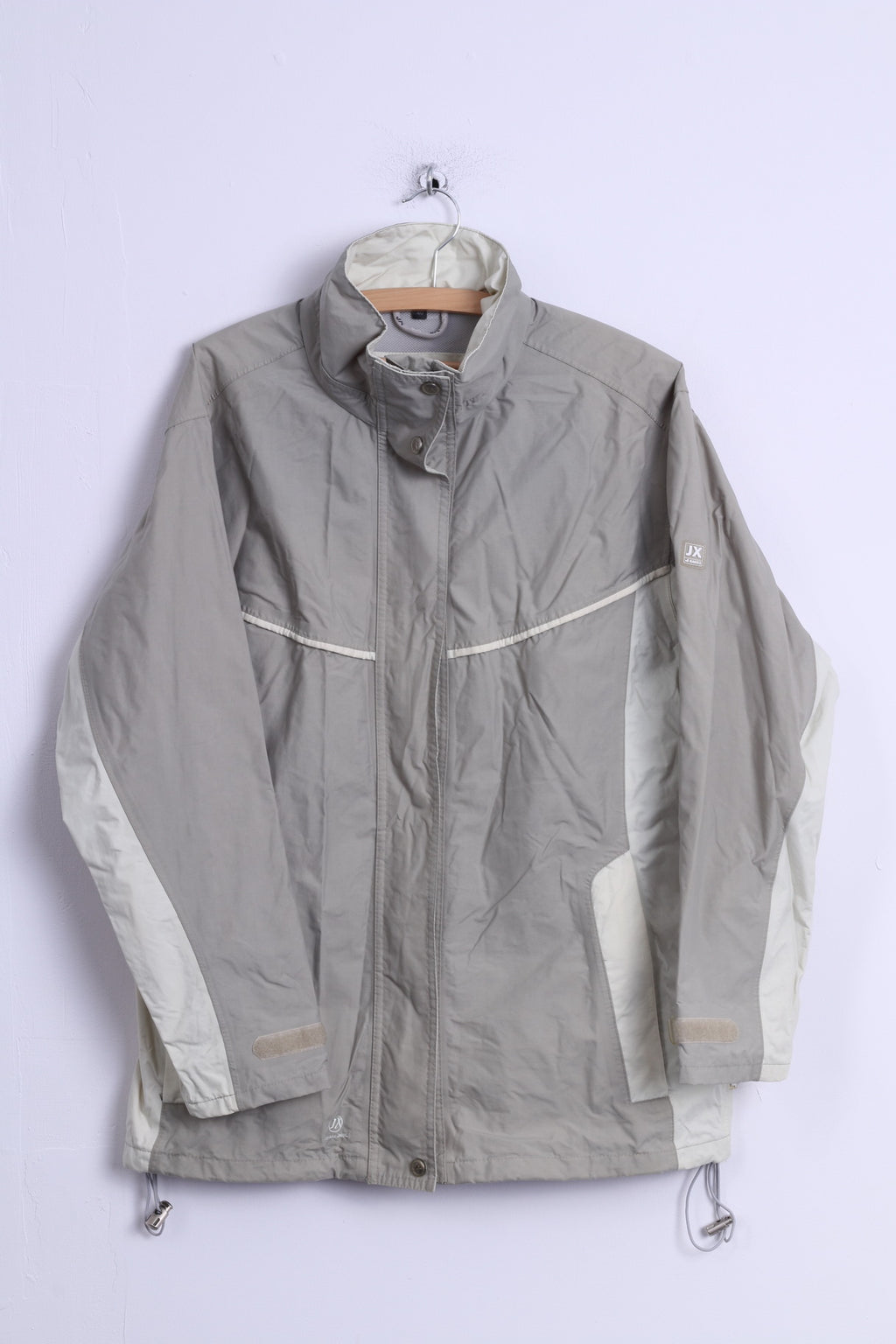 Jeantex Womens 40 M Jacket Beige Nylon Waterproof T 3000 Breathable Outdoor