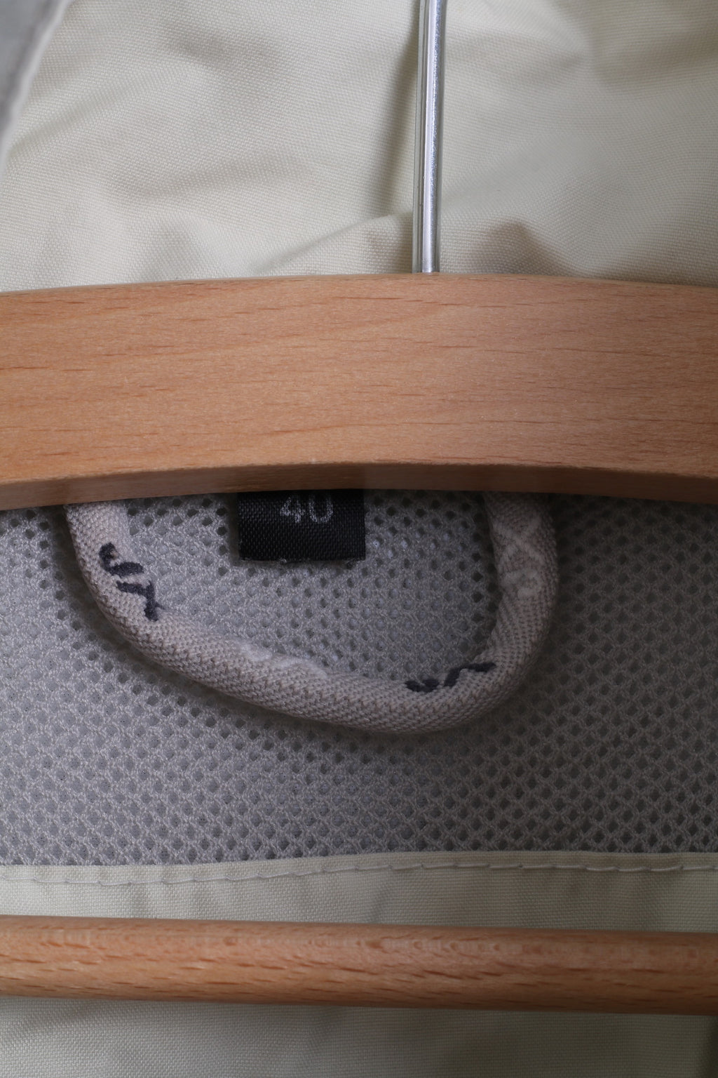 Jeantex Womens 40 M Jacket Beige Nylon Waterproof T 3000 Breathable Outdoor