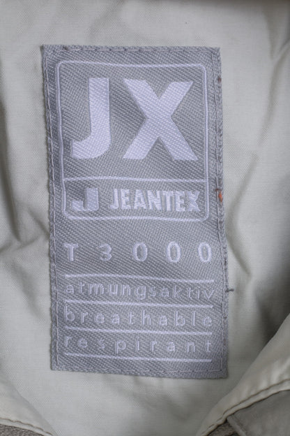 Jeantex Veste Femme 40 M Beige Nylon Imperméable T 3000 Respirant Extérieur
