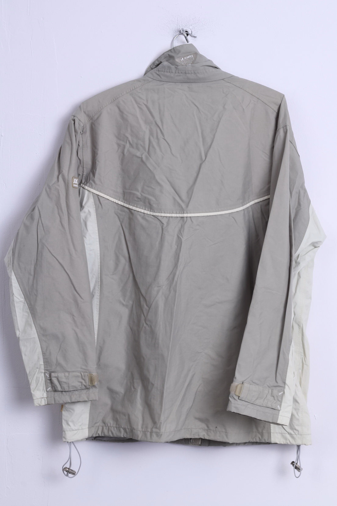 Jeantex Womens 40 M Jacket Beige Nylon Waterproof T 3000 Breathable Outdoor