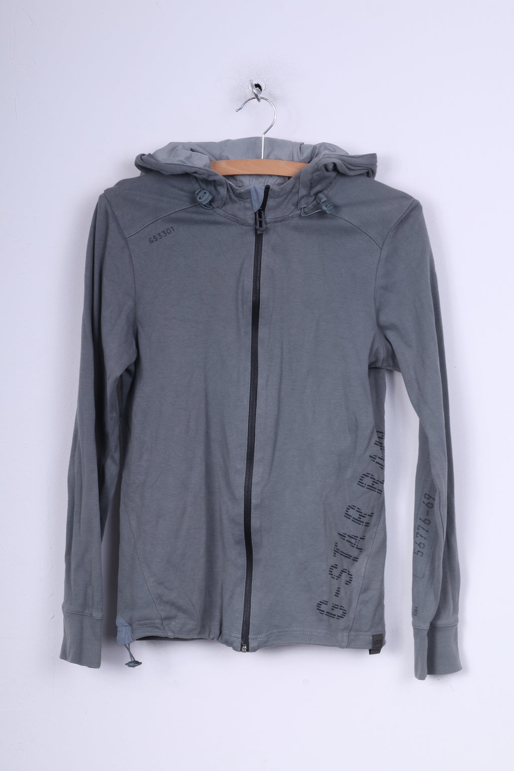 Felpa con cappuccio G-Star Raw da donna M Jumper grigia 